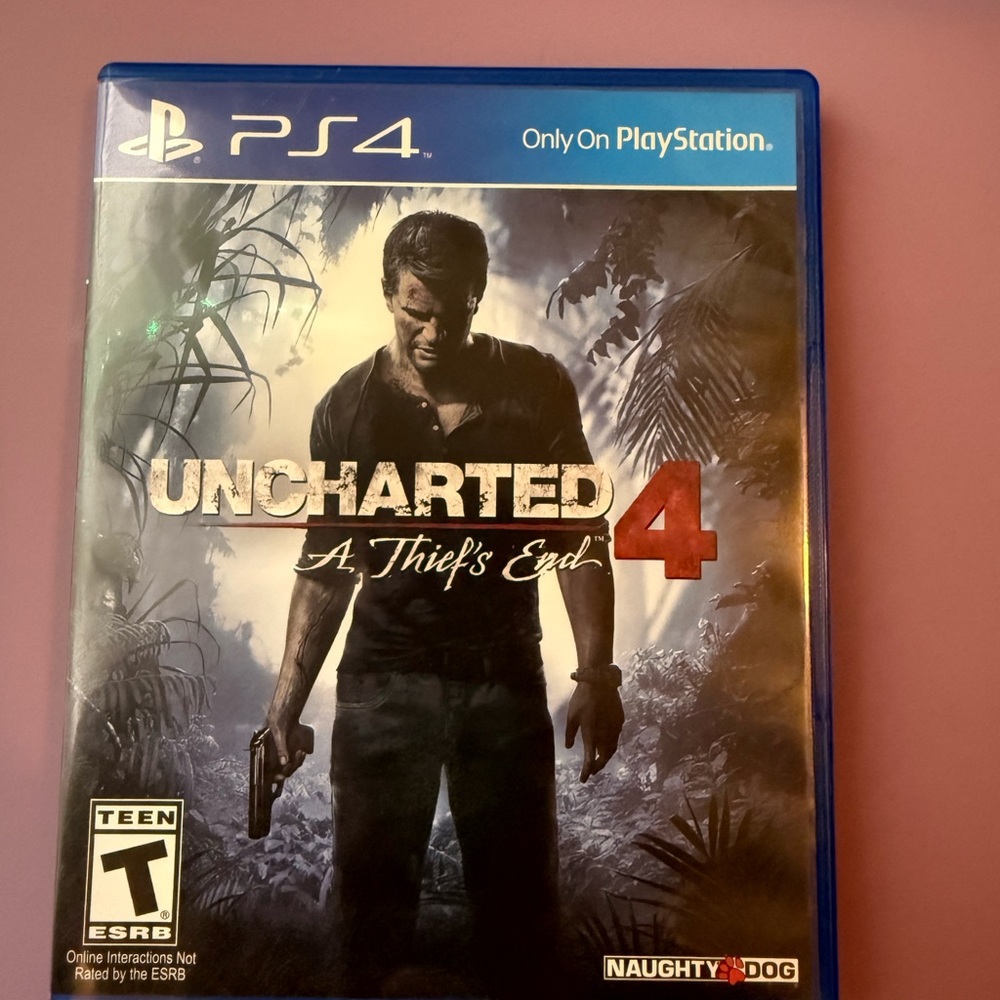 Uncharted 4: A Thief's End for PS4 - Blue Case